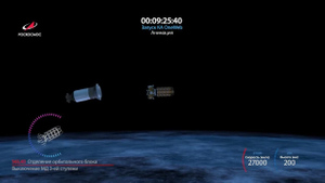 Российский разгонный блок "Фрегат" вывел на орбиту рекордные 36 спутников OneWeb