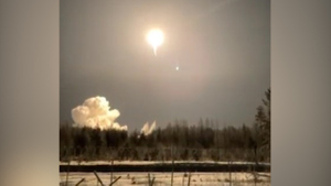 "Огненный шар в небе": Рогозин опубликовал видео с моментом запуска тяжёлой ракеты-носителя "Ангара-А5"