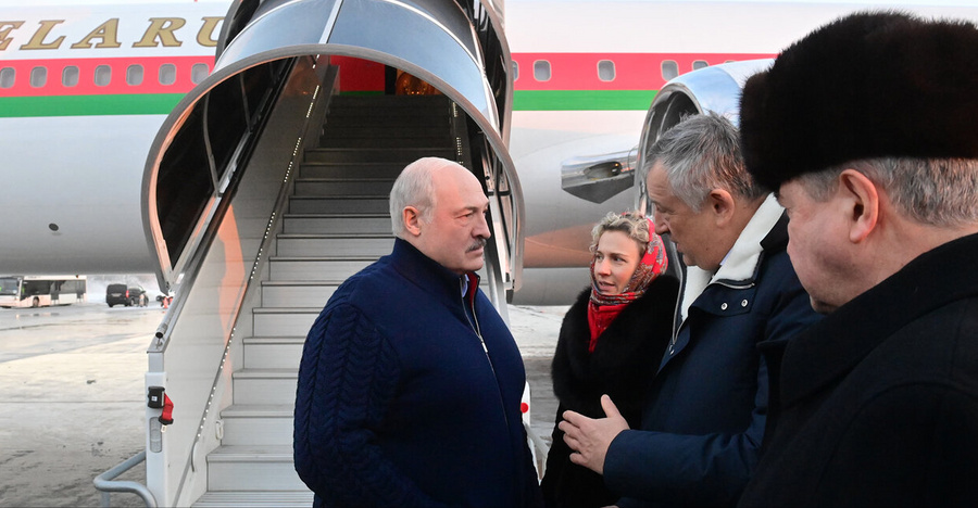 Александр Лукашенко в Санкт-Петербурге. Фото © Сайт президента Белоруссии