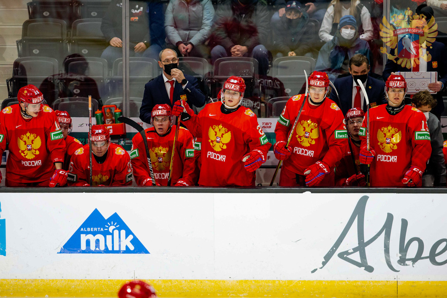 Молодёжная сборная России по хоккею. Фото © fhr.ru