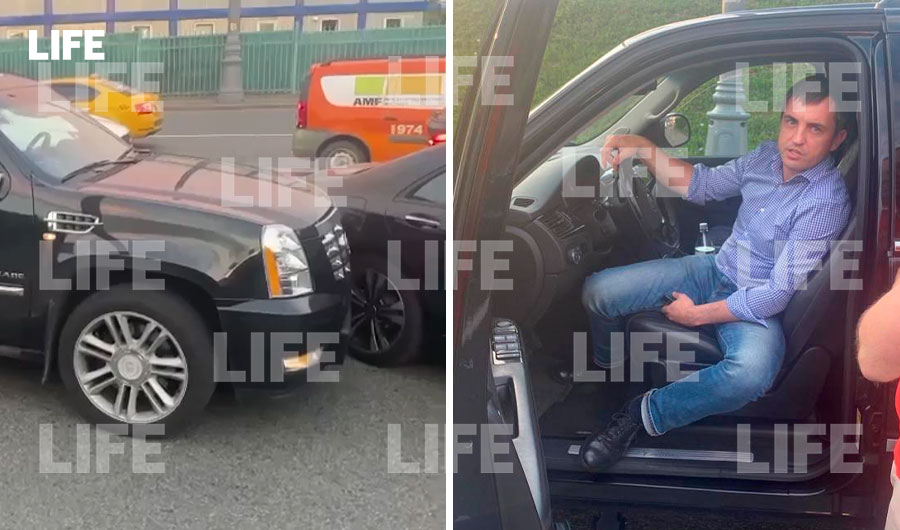 Владелец Cadillac, расстрелявший таксиста в центре Москвы, был виновником ДТП с разборками в мае этого года. Фото © LIFE