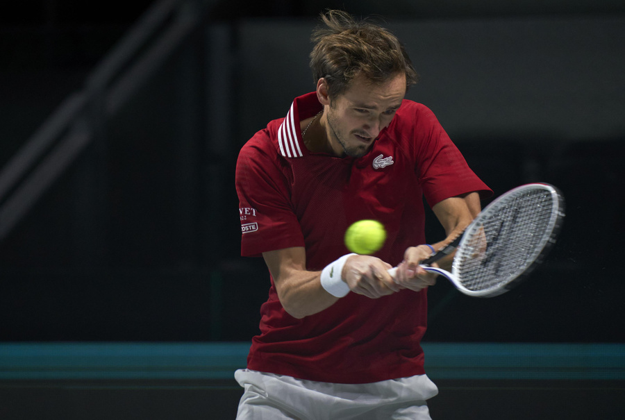 <p>Теннисист Даниил Медведев. Фото © Davis Cup</p>