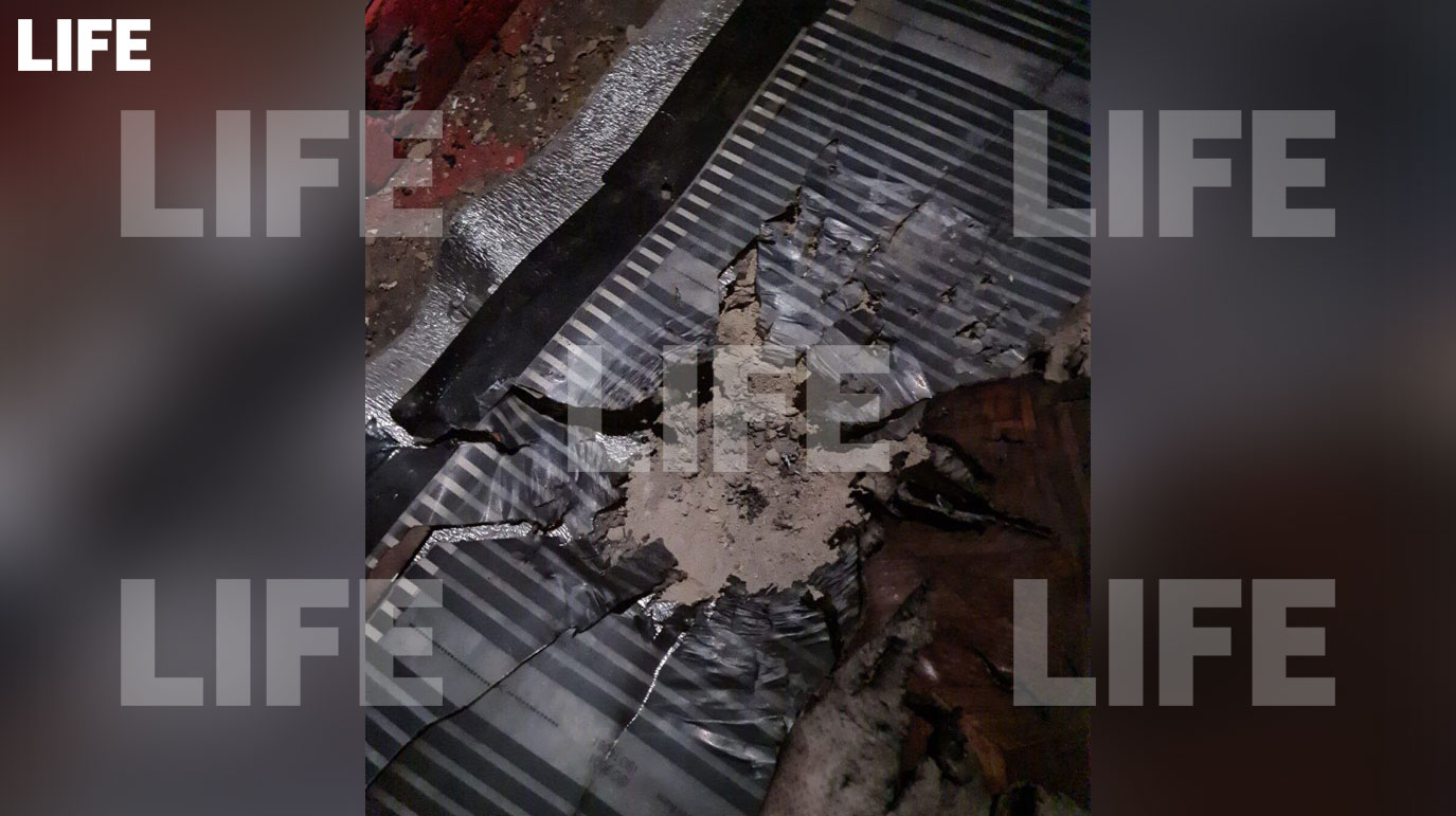 Повреждения после взрыва гранаты. © LIFE