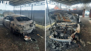 Офицерский развод с огоньком: сотрудник ДПС из Краснодара сжёг дотла машину своей жены-полицейского