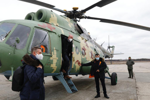 Глава Евросовета прибыл на линию соприкосновения в Донбассе