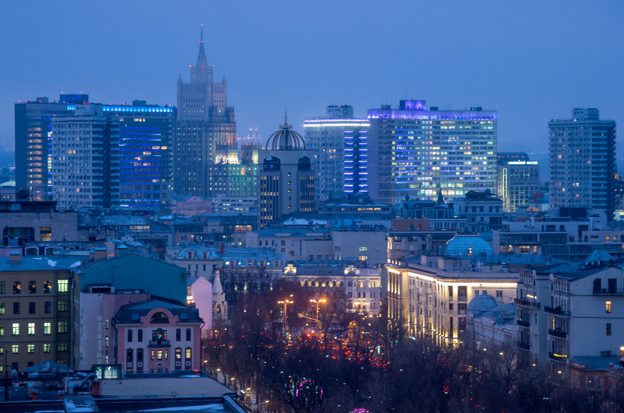 <p>Виды вечерней Москвы. Фото © Агентство "Москва" / Гришкин Денис</p>