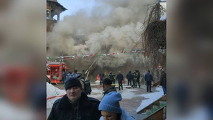 Раскрыта возможная причина пожара в Измайловском кремле в Москве