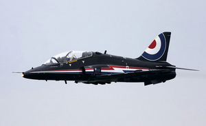 На западе Англии разбился военный самолёт Hawk T1 