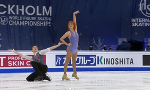 Россияне Загорски и Гурейро установили личный рекорд в ритм-танце на ЧМ по фигурному катанию