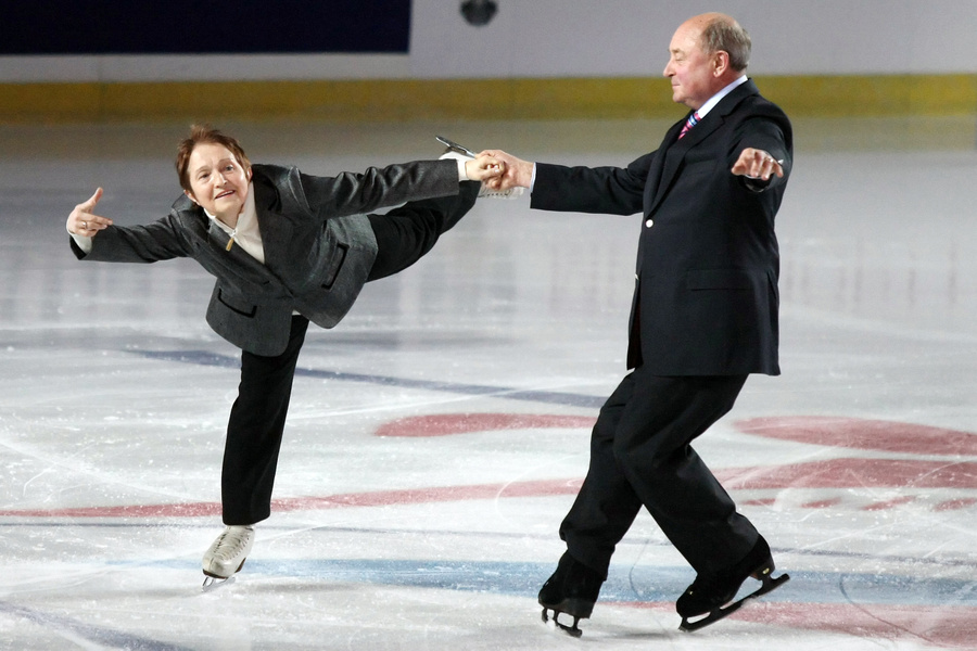 Тренеры Тамара Москвина и Алексей Мишин. Фото © ИТАР-ТАСС / Вадим Жернов