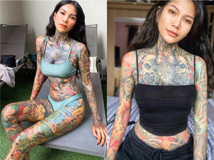 Девушку несправедливо обвиняют в наркоторговле из-за того, что 98% её тела покрыто татуировками