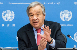 Генсек ООН в разговоре с Зеленским призвал избегать эскалации конфликта на Украине