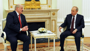 В Кремле заявили, что Путин и Лукашенко не обсуждали вопрос слияния России и Белоруссии