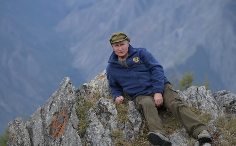 Владимир Путин во время отдыха в Сибири осенью 2019 года.Фото © Kremlin.ru