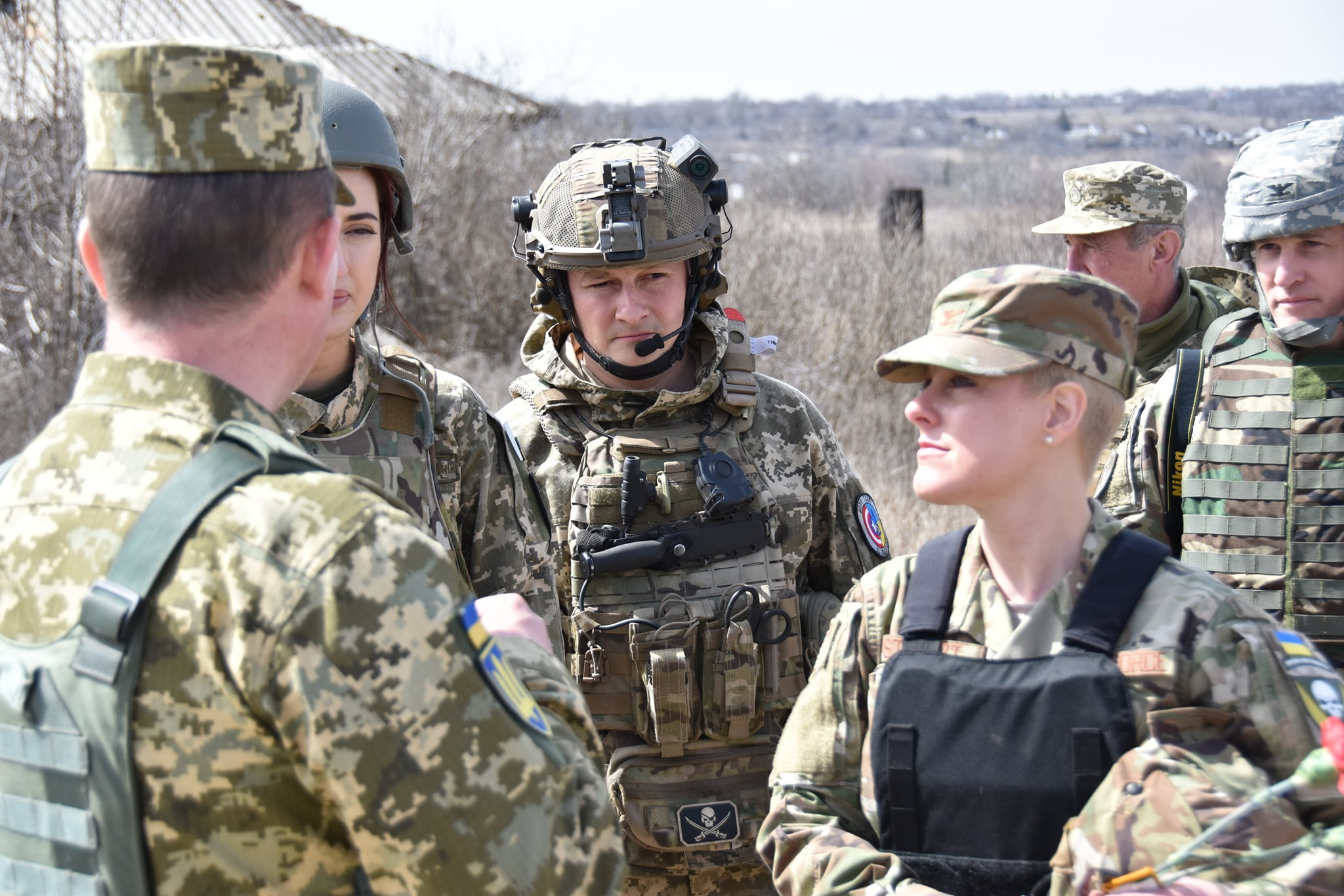 Бондаренко с американским военным