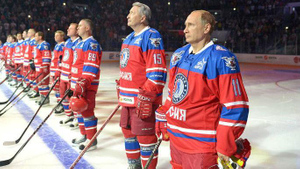 Путин вышел на лёд в гала-матче Ночной хоккейной лиги в Сочи