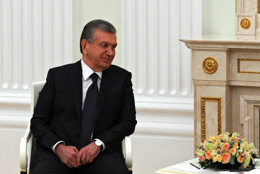 Президент Узбекистана Шавкат Мирзиёев. Фото © ТАСС / Михаил Климентьев