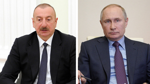 Путин и Алиев обсудили по телефону ситуацию в Карабахе