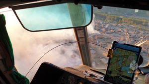 МЧС с воздуха показало последствия пожара, который уничтожил половину иркутского посёлка