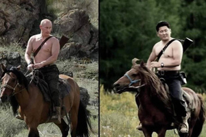 Монгольский косплей на Путина: кандидата в президенты соседней страны поймали на одинаковых фото