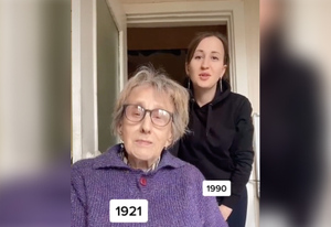 Бабушка, которая пережила блокаду Ленинграда, поразила пользователей TikTok своей энергией в 99 лет