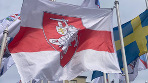 В Международной федерации хоккея назвали инцидент с флагом Белоруссии на ЧМ предвыборной кампанией мэра Риги