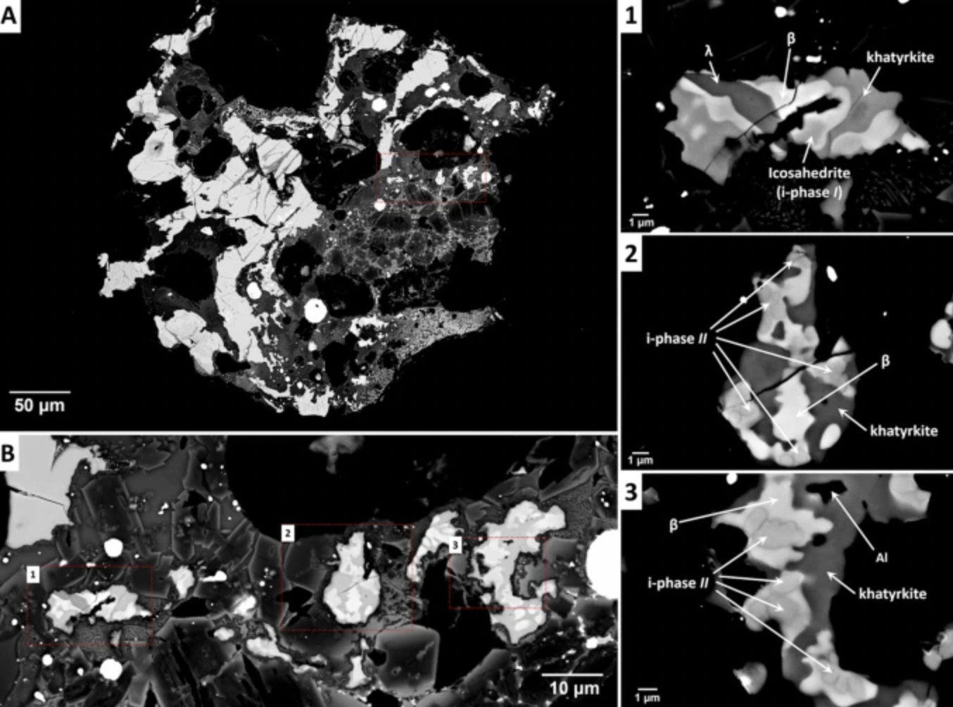 Микроскопический фрагмент метеорита Хатырка. Фото © nature.com