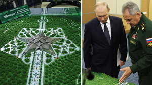 "Какой красивый!": Путин оценил макет музея Вооружённых сил РФ, представленный Шойгу