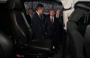 Путин примет участие в запуске завода Aurus в Татарстане