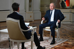 "Продолжил разговор, глядя мне в глаза": Журналист NBC рассказал, о чём говорил с Путиным без камер