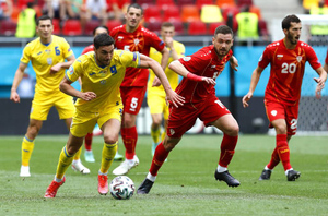 Сборная Украины прервала антирекордную серию, победив Северную Македонию на Евро-2020