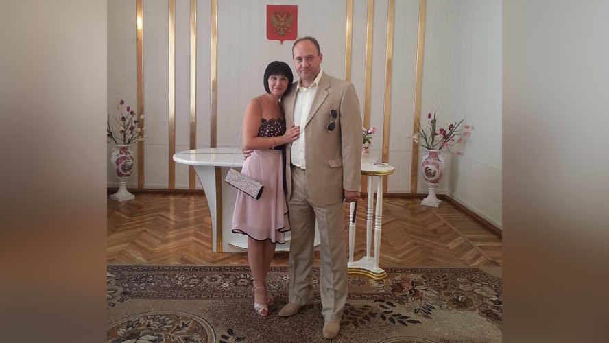 Сергей Брыкалин с женой Фото © OK
