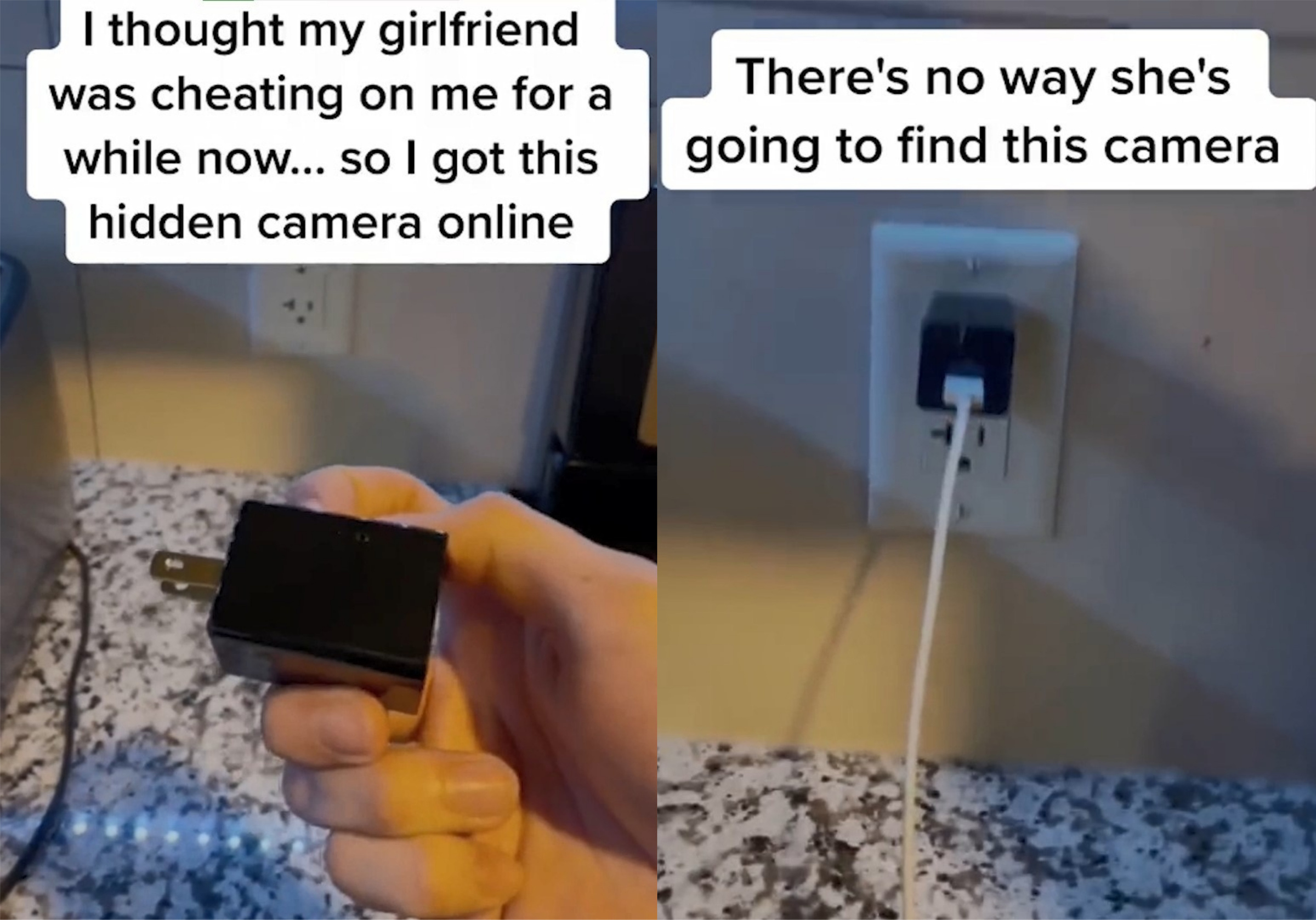 Муж установил скрытую камеру в спальне жены