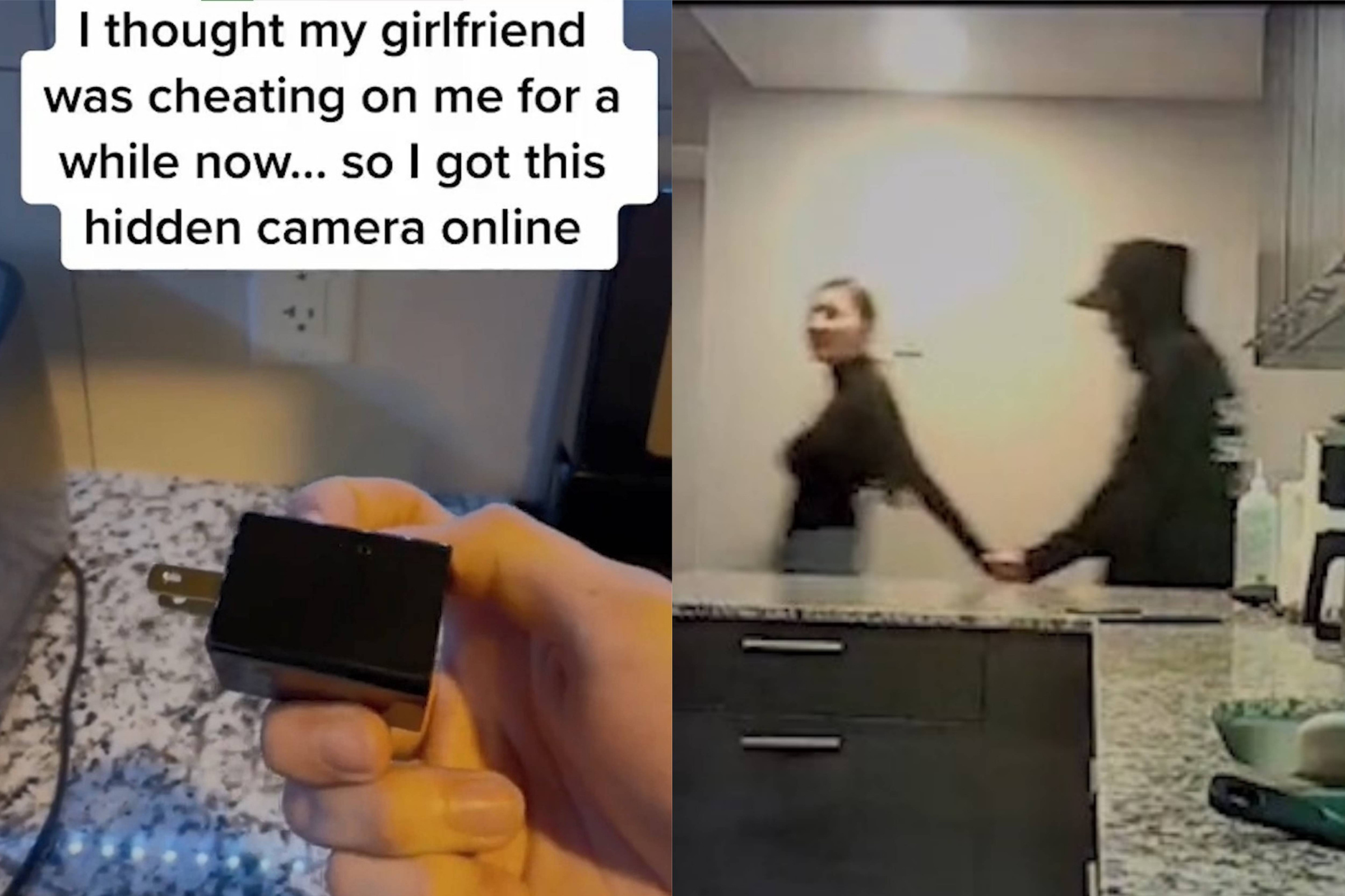 Порно видео муж снял жену скрытую камеру секс