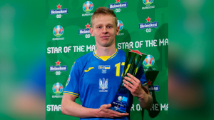 Александра Зинченко признали лучшим игроком матча Украины и Швеции на Евро-2020