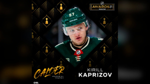 Российский хоккеист Капризов выиграл приз лучшему новичку сезона НХЛ