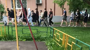 В Москве футбольные фанаты устроили массовую драку со стрельбой