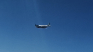 Минобороны показало видео сопровождения самолётов США над Чёрным морем