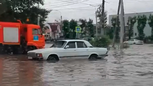Ливень затопил Улан-Удэ, оставив часть города без электричества