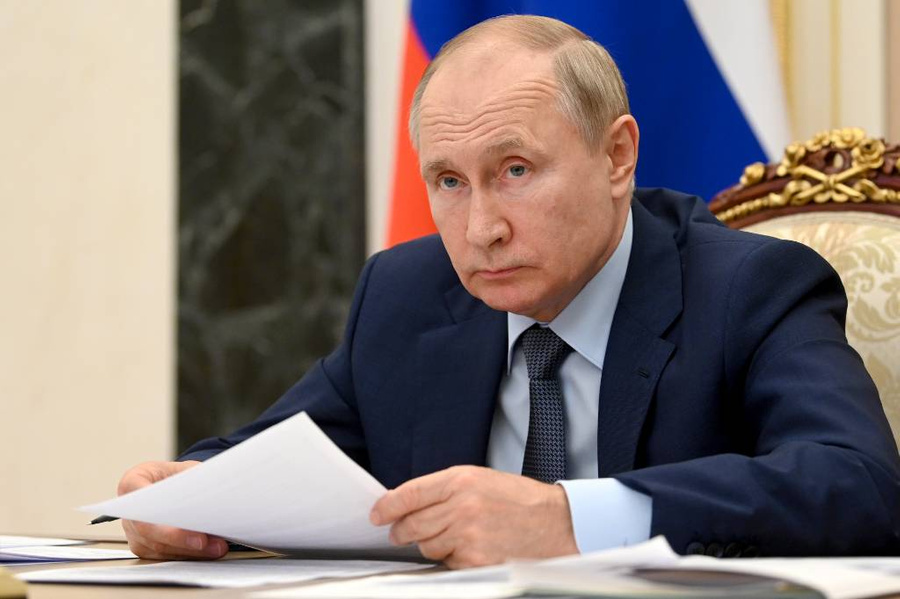 Владимир Путин. Фото © ТАСС / Алексей Никольский / Пресс-служба Президента РФ