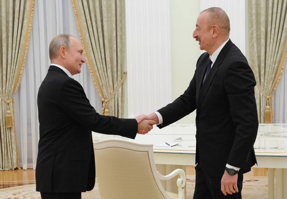В Москве завершились переговоры Путина и Алиева