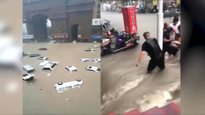 Трагические кадры из заливаемого смертоносными дождями Китая, который затапливает вместе с людьми