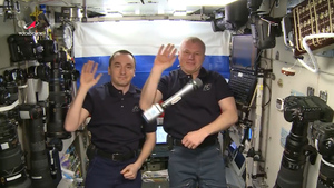 Космонавты с МКС поддержали российских спортсменов перед Олимпиадой в Токио
