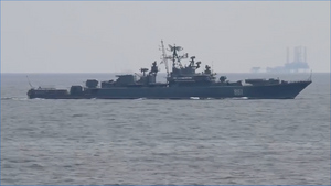 С американского эсминца засняли российские учения в Чёрном море