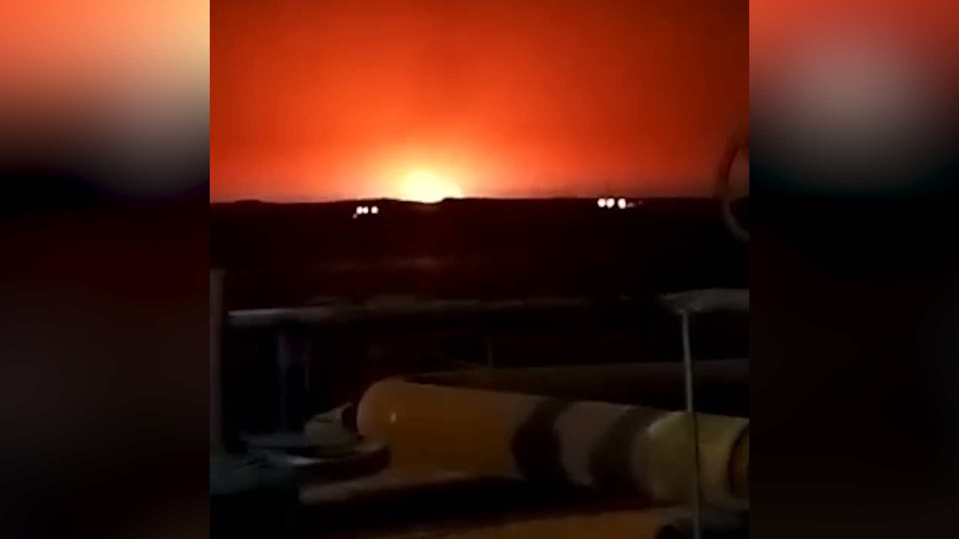 Мощный взрыв прогремел вблизи нефтедобывающей платформы в Азербайджане