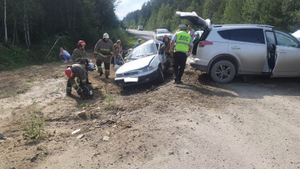 На Урале пьяная женщина-водитель врезалась в дерево, два человека погибли