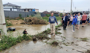 В Краснодарском крае из-за подтоплений эвакуировали более 1,5 тысячи человек