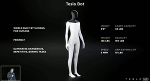 Зовите его Оптимус: Илон Маск анонсировал выпуск человекоподобного робота-помощника Tesla Bot