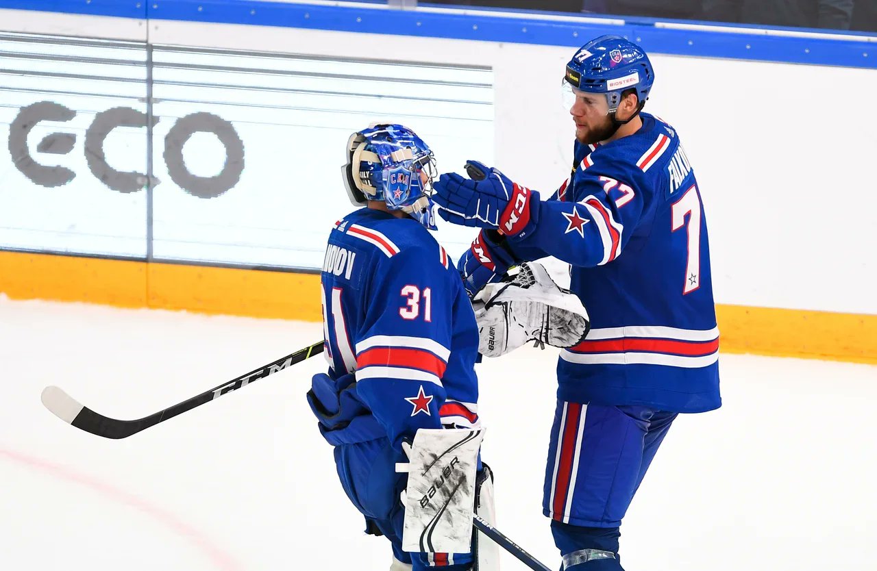 СКА победил "Металлург" и гарантировал себе место в финале хоккейного турнира в Казани