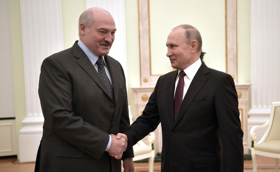 Президент России Владимир Путин и президент Белоруссии Александр Лукашенко. Фото © Kremlin